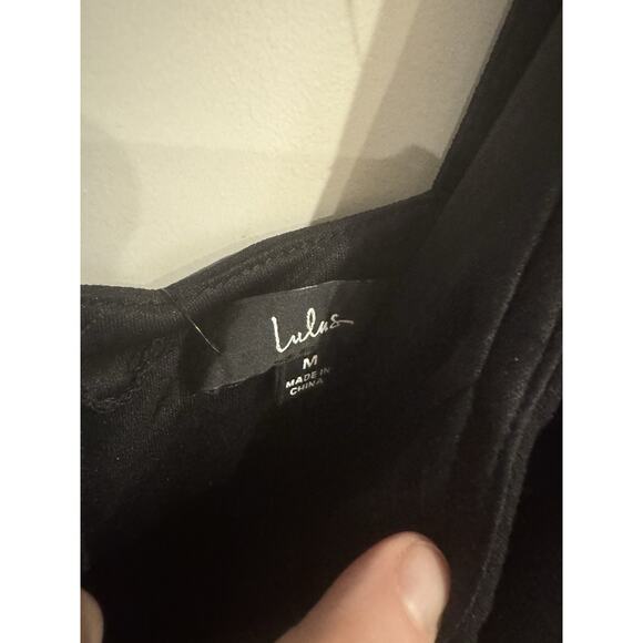 Lulu’s Black Corset Dress NWT Size Medium - Picture 6 of 11